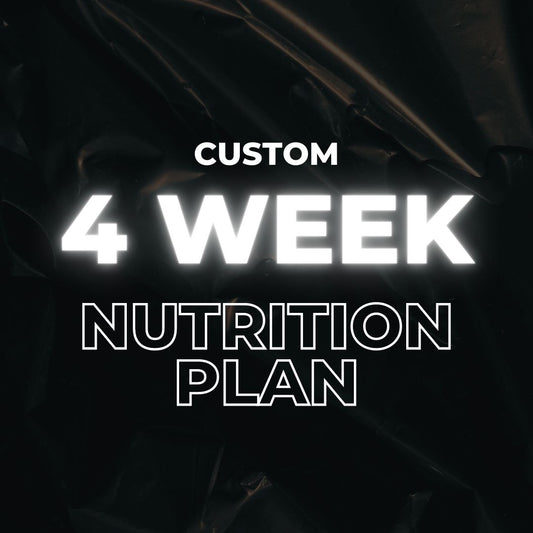 Custom 4 Week Nutrition Plan