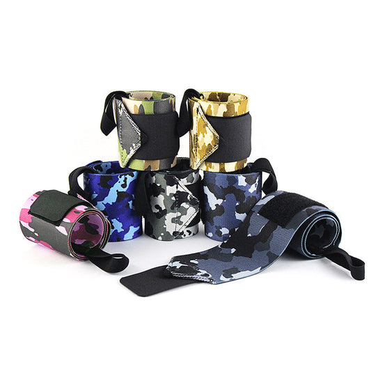 Camo Lifting Wrist Wraps (Pair)